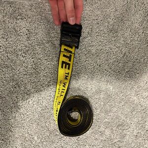 Yellow Off-white belt